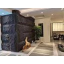 Ver imagem 5 de Kit 10 Placas Painel Pedra Artificial Revestimento Decoração Externo Natural 1,20mx0,60m Fachada 3d