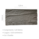 Ver imagem 2 de Kit 10 Placas Painel Pedra Artificial Revestimento Decoração Externo Natural 1,20mx0,60m Fachada 3d