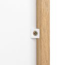 Ver imagem 2 de Balcão Square 3 Portas 100% MDF Pés de Metal 160 cm X 45 cm Tauari/Dourado