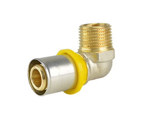 Joelho 90° Macho Gás 16mm X 1/2" - Amanco - 1