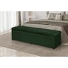 Calçadeira Baú 100 cm Suede Verde - 2