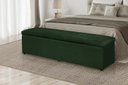 Ver imagem 2 de Calçadeira Baú 100 cm Suede Verde