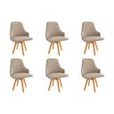 Ver imagem 1 de Kit 6un Cadeiras Cozinha Suria Premium Carv/Fendi Kappesberg