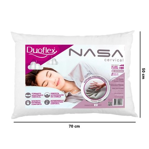 Travesseiro Nasa Cervical 7,5 Cm - Duoflex
