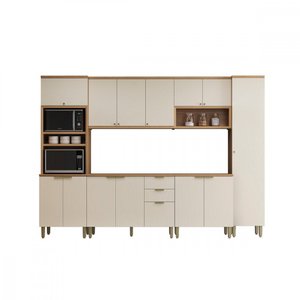 Cozinha 6 Peças Torre Quente e Paneleiro Selene Linea Brasil