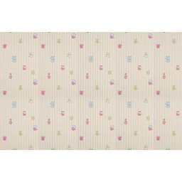 Papel de Parede Infantil Listrado Happy World - Pp197 Rolo de 5m2 - 1
