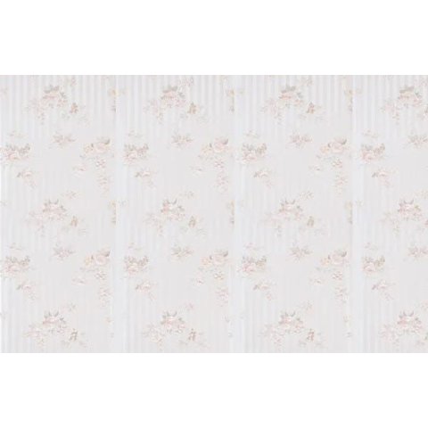 Papel de Parede Listrado Floral Landscape - Pp192 Rolo de 5m2