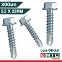 Ver imagem 2 de Parafuso Sextavado Autobrocante 5,5 X 25 Zinco - 300pçs