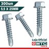 Parafuso Sextavado Autobrocante 5,5 X 25 Zinco - 300pçs - 2