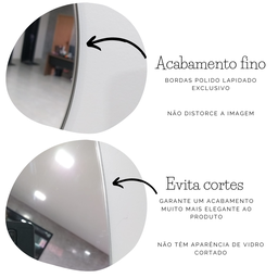 Espelho Grande Corpo Inteiro Lapidado Orgânico Decorativo 170x70cm Luxo - 6