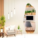 Ver imagem 7 de Espelho Grande Corpo Inteiro Lapidado Orgânico Decorativo 170x70cm Luxo