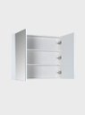 Ver imagem 5 de Armário para Banheiro com Espelho 80cm Mdf Branco - On Móveis
