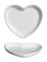 Ver imagem 1 de Prato Coração em Cerâmica Raso 2cm X 12cm X 12.5cm Branco
