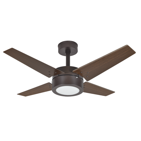 Ventilador de Teto Infinity Linea LED 6000K Marrom 4 Pás 110 V 1054