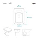 Ver imagem 3 de Assento Sanitário Soft Close Lirio Preto para Vaso Fiori
