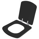 Ver imagem 2 de Assento Sanitário Soft Close Lirio Preto para Vaso Fiori