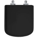 Ver imagem 1 de Assento Sanitário Soft Close Lirio Preto para Vaso Fiori