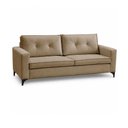 Ver imagem 1 de Sofá Sala de Estar Marselha 230cm 3 Lugares Pés em Metal Bouclê Castor M1 - Monari Design