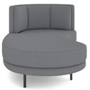 Ver imagem 6 de Chaise Longue Divã 164cm Braço Esquerdo Logus D06 Bouclê Cinza - Mpozenato