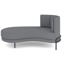 Ver imagem 7 de Chaise Longue Divã 164cm Braço Esquerdo Logus D06 Bouclê Cinza - Mpozenato