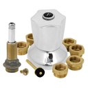 Ver imagem 3 de Kit Registro Salva Reparo Sos C/ Acabamento Registro Pressão e Gaveta 16 Estrias Padrão Deca Pressão