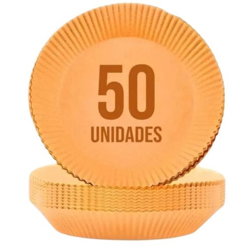 Kit Forro Antiaderente para Airfryer 50 Unidades Prático, Durável e Econômico
