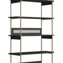 Ver imagem 6 de Estante Industrial 6 Prateleiras Arlo A10 Nero/dourado - Mpozenato
