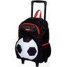 Kit Conjunto Mochila Escolar Infantil Menino Futebol Bola Rodinha Grande com Lancheira Térmica - Pre - 6