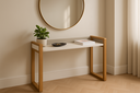 Ver imagem 1 de Aparador New Design Moderno Pés em Madeira Pinus Resistente:off White