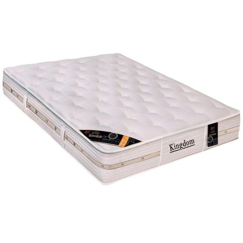 Colchão King Castor Casal Molas Ensacadas Pocket dom Aloe Vera Visco (138x188x32) - 