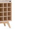 Cristaleira Borje 100% MDF C/ Adega Off White / Natural OOL Dalla Costa - 5