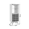 Cristaleira Borje 100% MDF C/ Adega Off White / Natural OOL Dalla Costa - 7