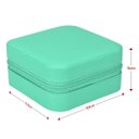 Ver imagem 5 de Estojo Caixinha Porta Joias Pequeno Compacto com Fecho:Verde