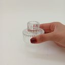 Ver imagem 6 de Castiçal Decorativo de Vidro Transparente 6x6x6cm Porta Vela Mesa Jantar Sala