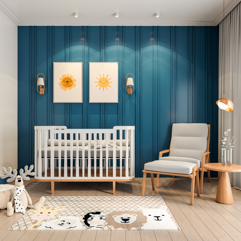 Tapete Quarto Infantil Savana Antiderrapante e Antialérgico