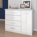 Ver imagem 1 de Cômoda 4 Gavetas 1 Porta Magno Henn