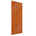 Ver imagem 1 de Porta de Madeira Frisada U.v 210cm X 80cm - R30k:mogno