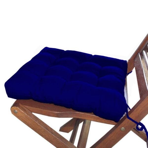 Assentos para Cadeira Futon 40x40cm - Azul Royal - 2