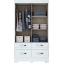 Ver mais imagens de Guarda-Roupa Solteiro 2 Portas de Correr 4 Gavetas Flex Color Briz