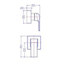 Ver imagem 2 de Acabamento de Registro Docol Base 3/4 Vougan Cromado Docol