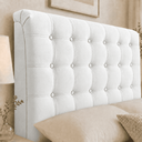 Ver imagem 3 de Cabeceira Ana Estofada Suede p/ Cama Box Casal King 195cm Quarto