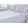 Jogo de Lençol Branco Casal Padrão 4 Peças Algodão Percal 150 Fios - 1