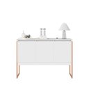 Ver imagem 4 de Buffet Compacto 3 Portas Verona - Branco Cobre