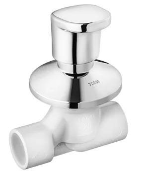 Registro DocolBase baseTec PVC com acabamento DocolInova Cromado Docol - 1