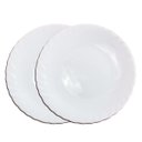 Ver imagem 2 de CONJ 2 PRATO SOBREMESA 20CM PRIMA BORMIOLI ROCCO