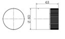 Ver imagem 2 de Acabamento para Registro 3/4" Mix&match Base Docol Grafite Escovado