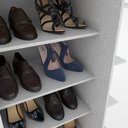 Ver imagem 7 de Sapateira 1 Porta com Espelho 6 Prateleiras Duetto 