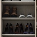 Ver mais imagens de Sapateira 1 Porta com Espelho 6 Prateleiras Duetto Henn