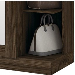 Sapateira 1 Porta com Espelho 6 Prateleiras Duetto Henn - 7