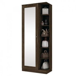 Sapateira 1 Porta com Espelho 6 Prateleiras Duetto Henn - 2